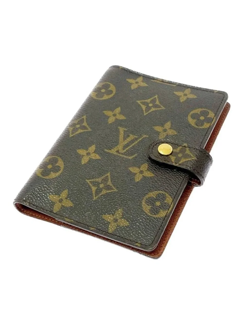Louis Vuitton Monogram Agenda PM Notebook Cover Brown